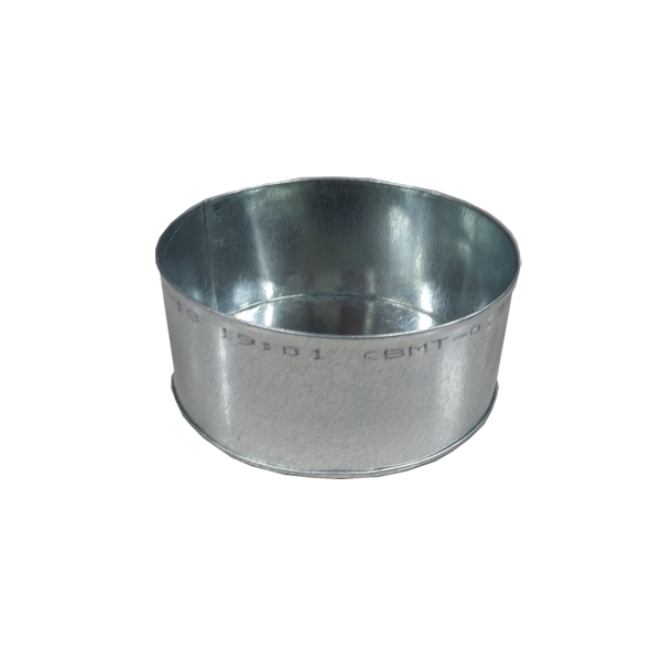 18cm (7”) Galvanised Round Cake Tin