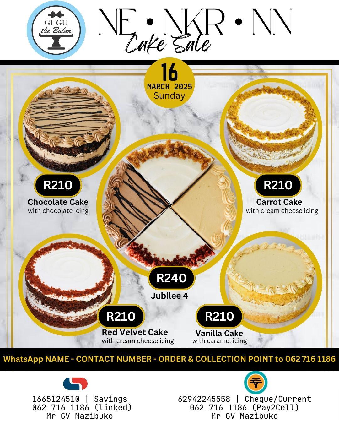 Estcourt- Ladysmith & Newcastle Cake Sale