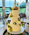 3 Tier Naked Wedding Cake