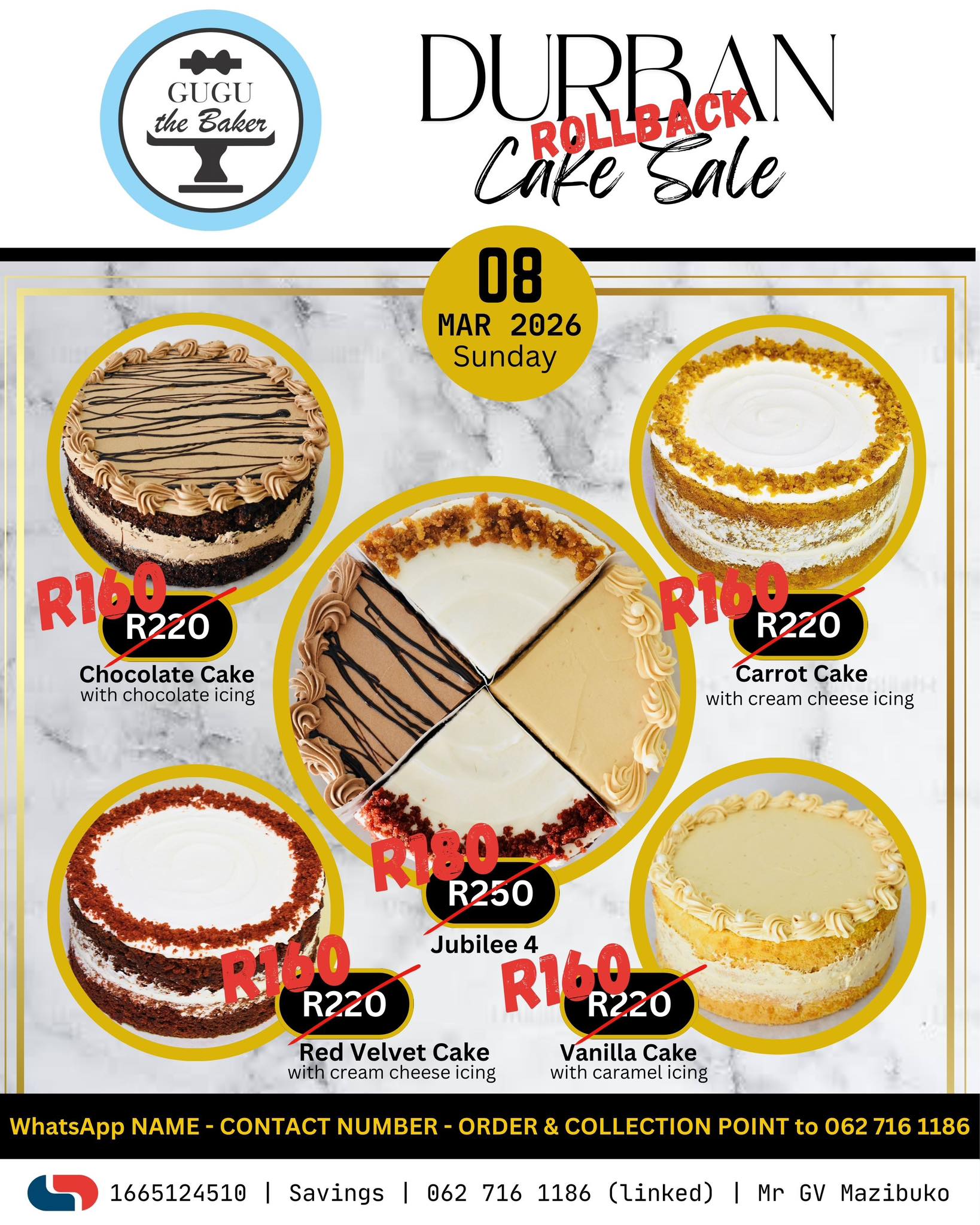Durban Cake Sale