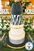 4 Tier African Wedding Cake