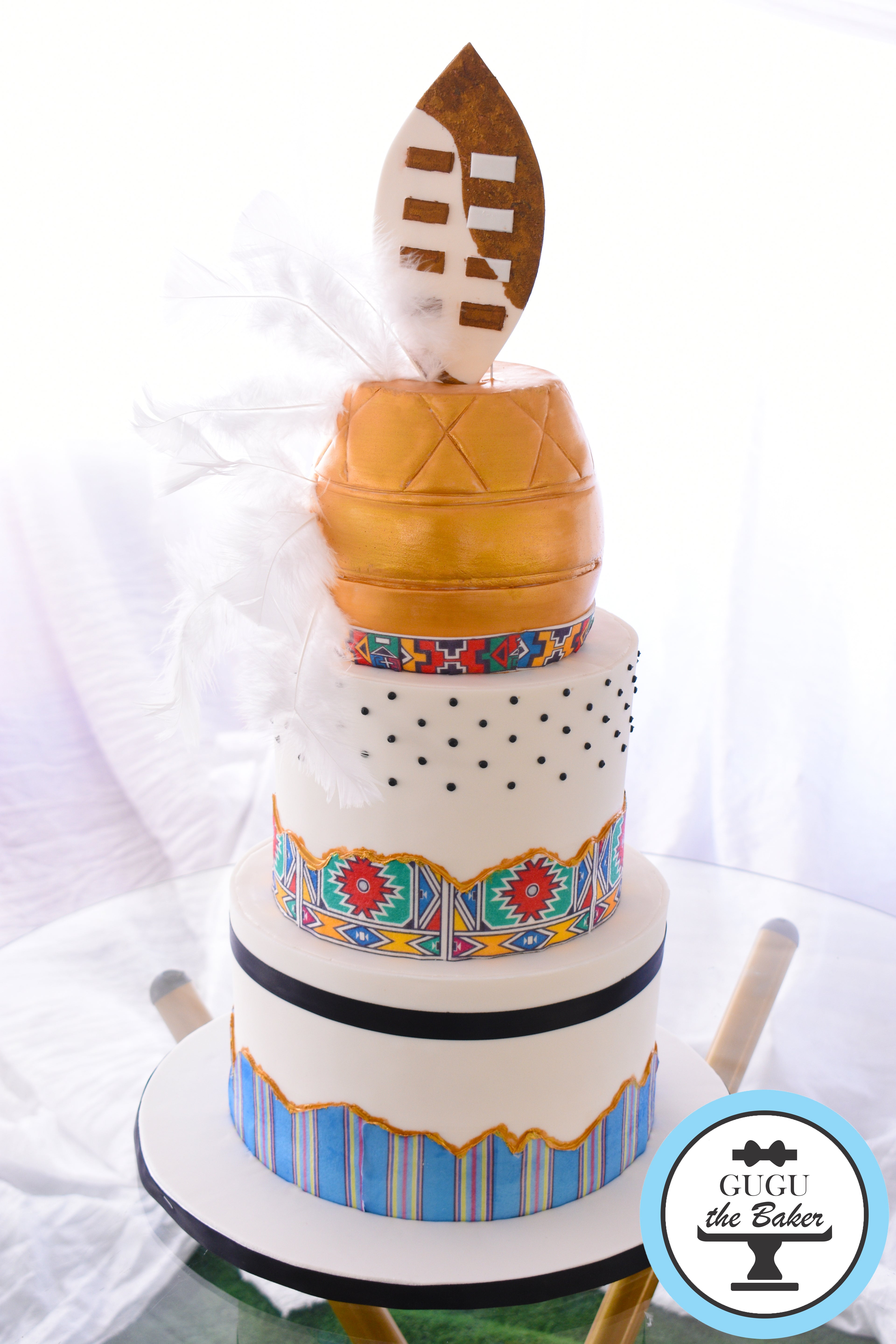 3 Tier Elegant Membeso Cake