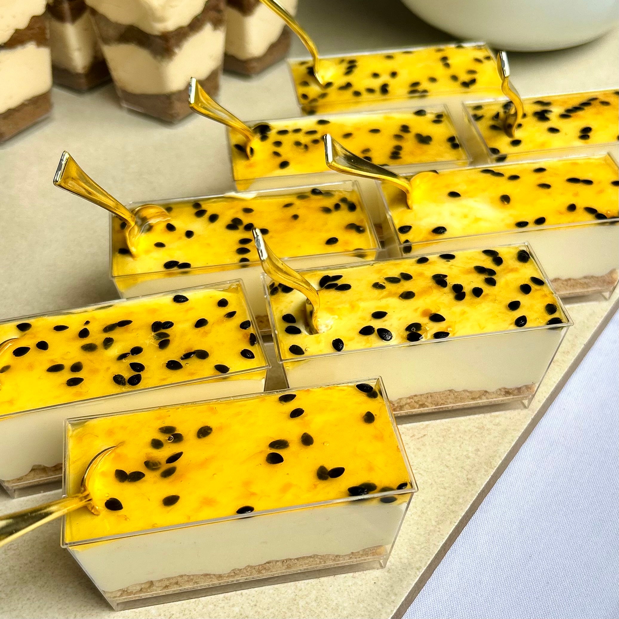 Passion Fruit Cheesecakes