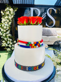 2 Tier Modern Membeso Cake
