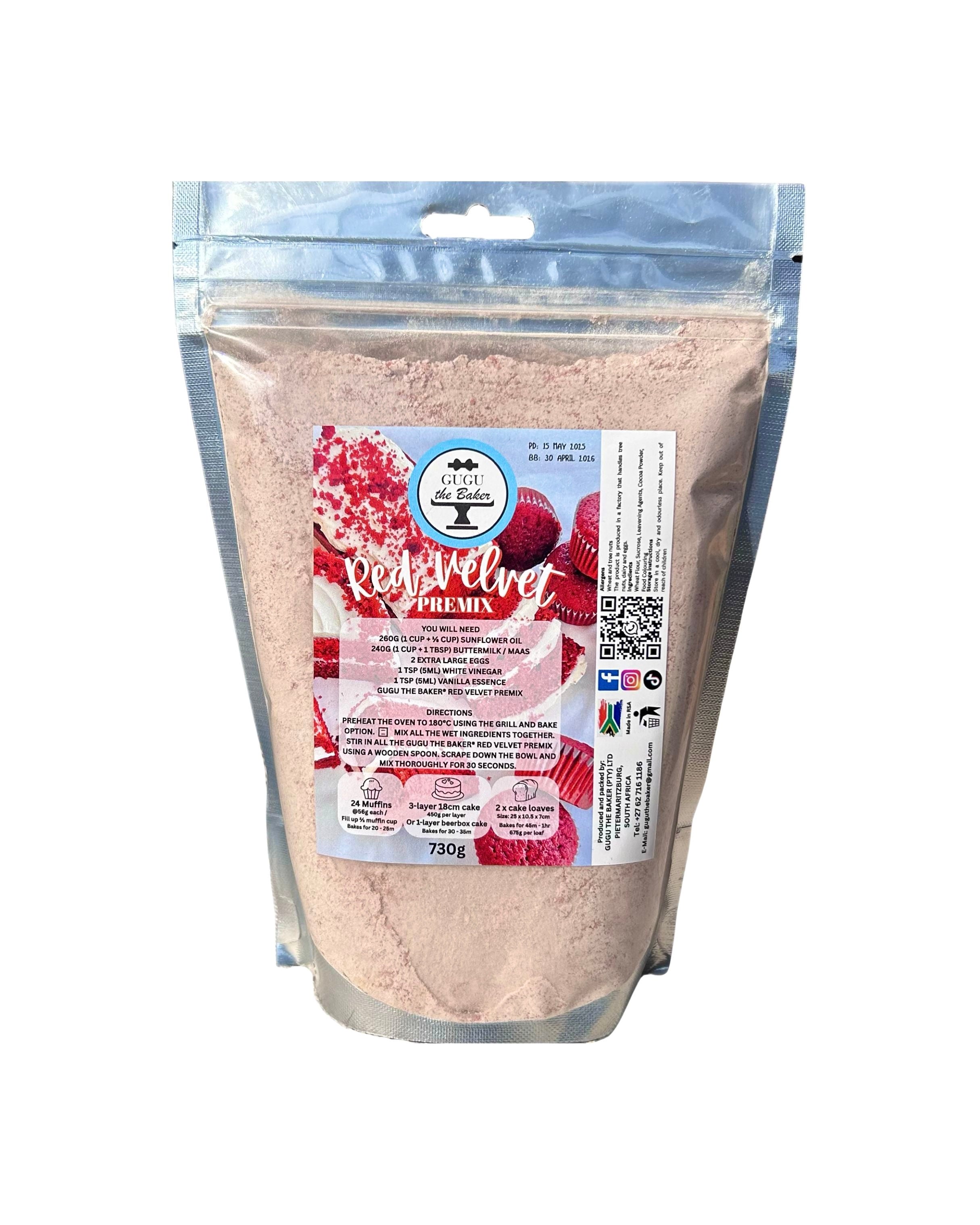 730g Red Velvet Premix